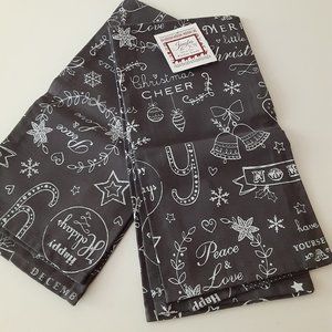 Jingles and Joy Christmas kitchen towels NEW